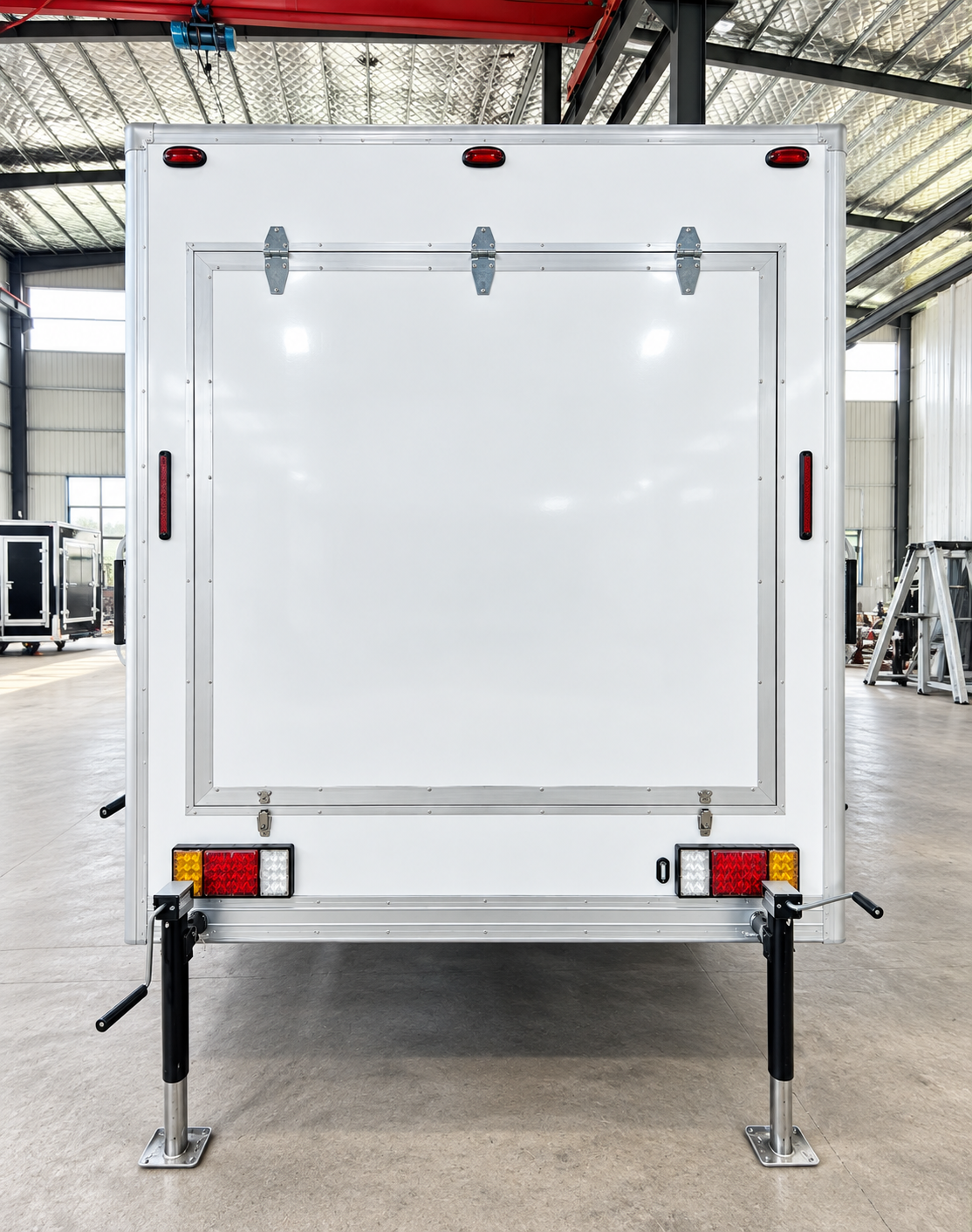 Mobile shower trailer exterior