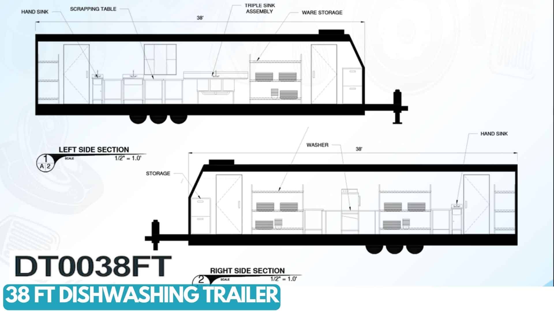 Dishwashing Trailer Rental in Alabama_38FT2