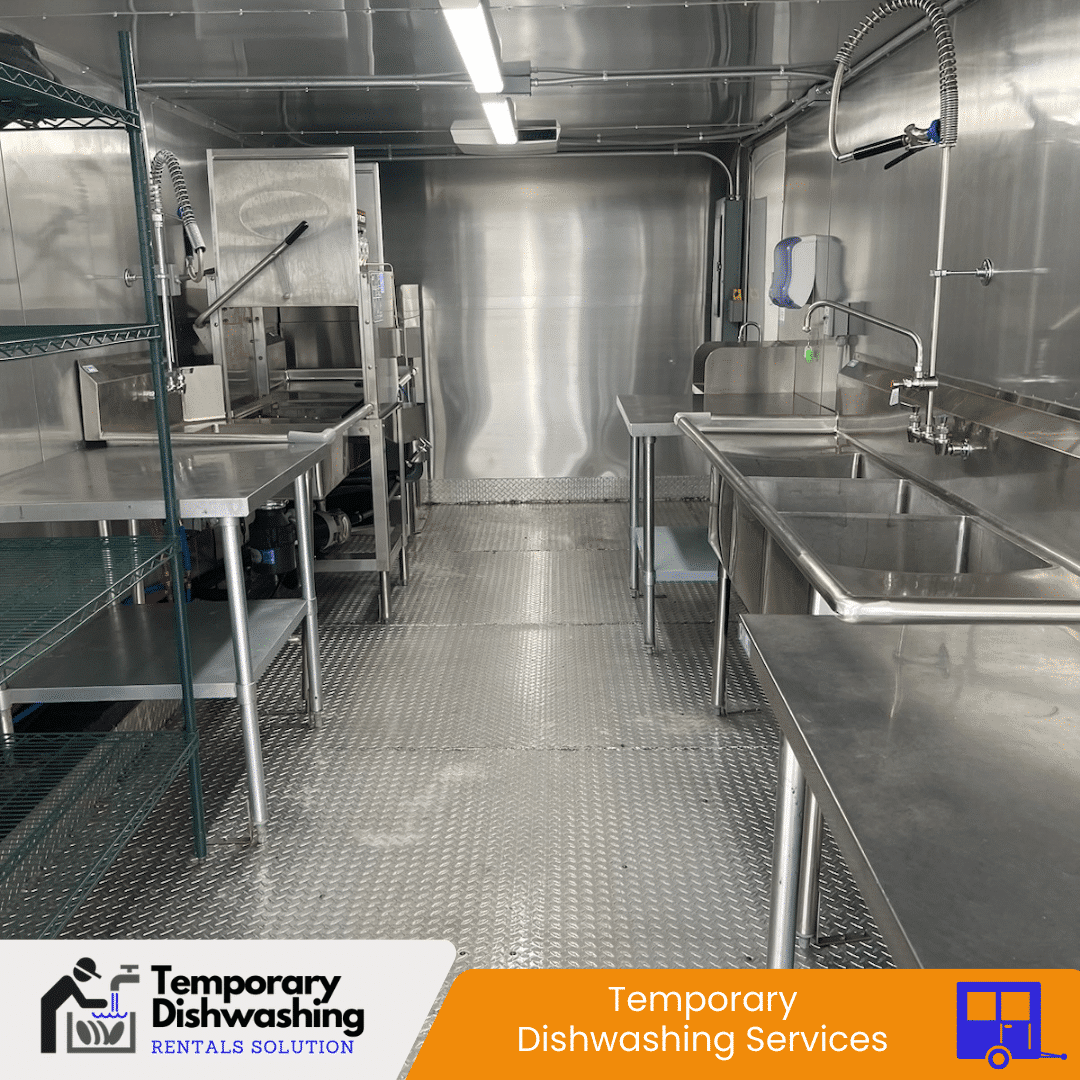 22FT Dishwashing Trailer