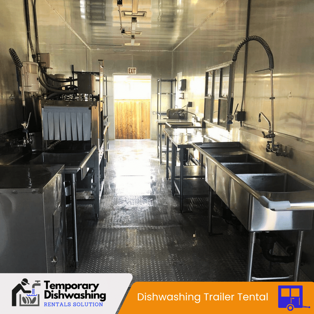 Los Angeles Mobile Dishwashing Trailer Rental